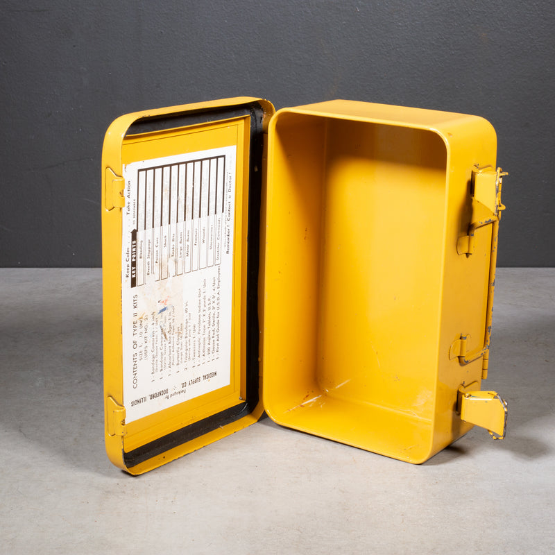 Mid-century Industrial Metal First Aid Box c.1950 | S16 Home