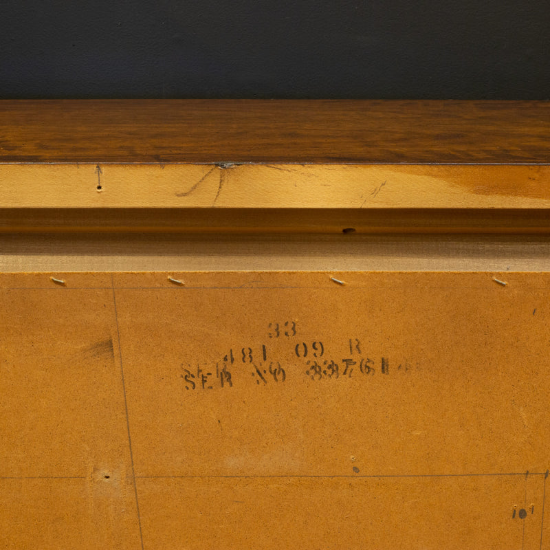 Mid-century Walnut Lane Staccato Brutalist Dresser c.1970