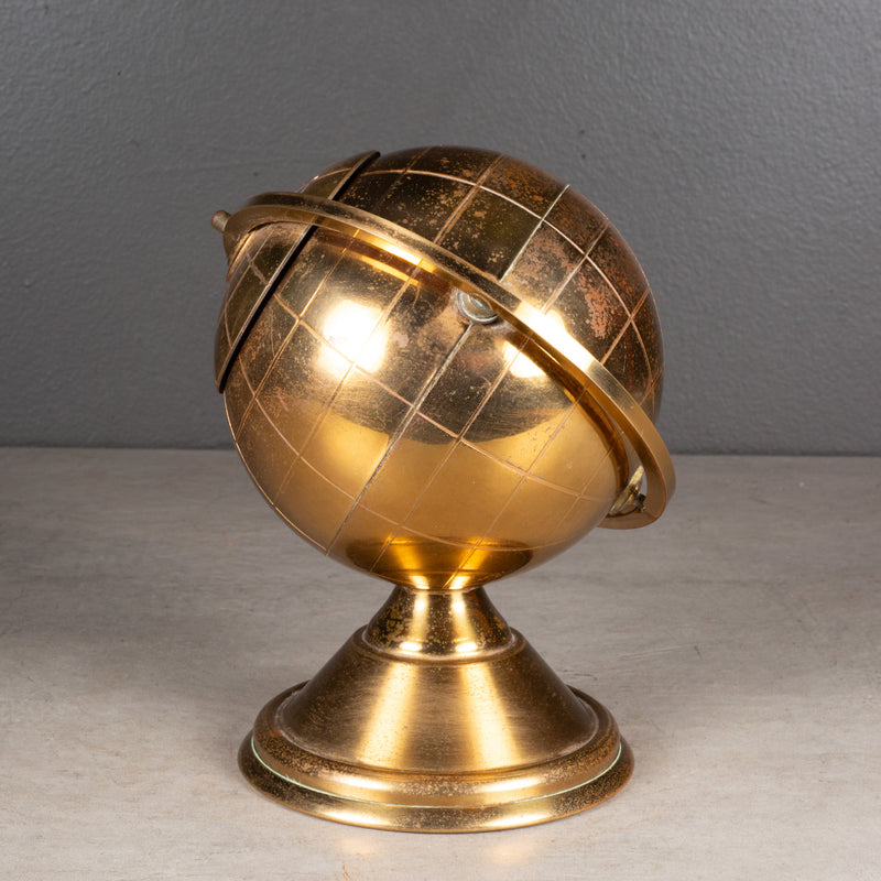 brass cigarette holder Mid-century Brass Globe Cigarette Holder c.1960 brass cigarette holder Mid-century Brass Globe Cigarette Holder c.1960