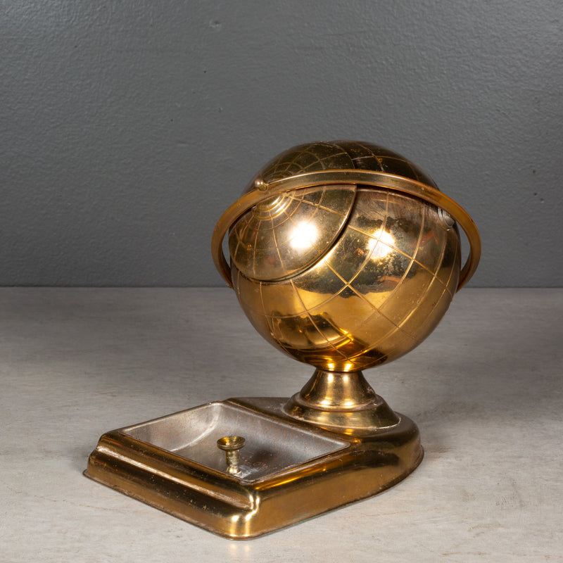 antique cigarette holder ashtray Mid-century Brass Globe Cigarette Holder and Ashtray/Coin Dish c.1960 antique cigarette holder ashtray Mid-century Brass Globe Cigarette Holder and Ashtray/Coin Dish c.1960