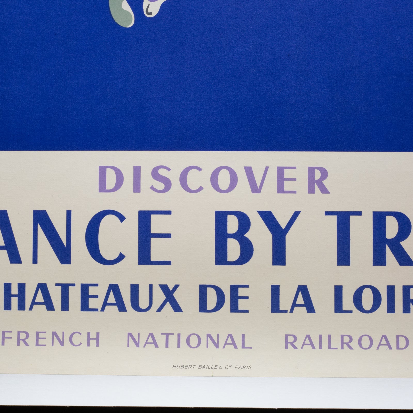 Vintage Linen Backed French Railway Travel Poster c.1956 | S16 Home