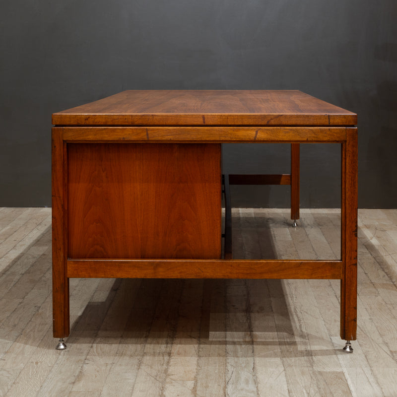 Mid-century Walnut Executive Desk by Jens Risom for Jen Risom Designs c.1950