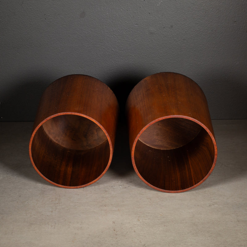 Mid-century Gladmark Teak Canisters c.1950