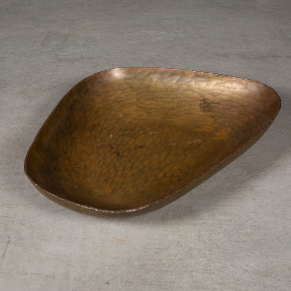 Mid-century West Berlin, Germany Hammered Copper Dish c.1960