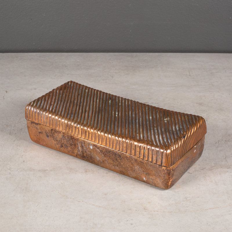 Mid-century Ben Seibel for JenFred Ware Copper Trinket Box c.1960