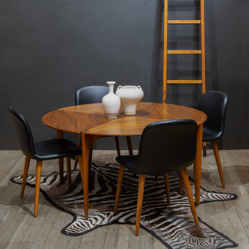 John Keal Sculpted Walnut Dining Table for Brown Saltman c.1960
