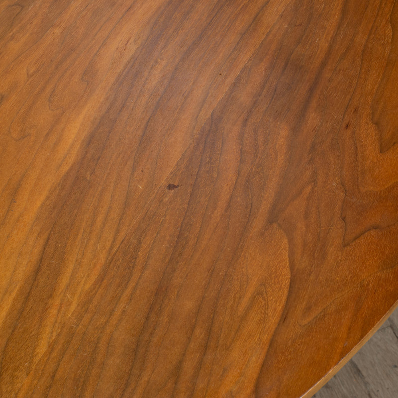 John Keal Sculpted Walnut Dining Table for Brown Saltman c.1960