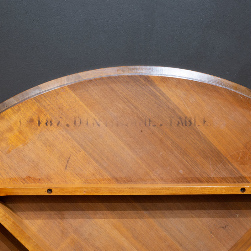 John Keal Sculpted Walnut Dining Table for Brown Saltman c.1960