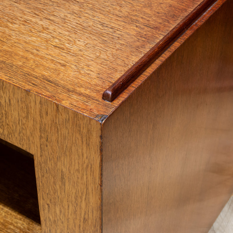 Mahogany and Cork Desk, Paul Frankl for Johnson Furniture c.1950