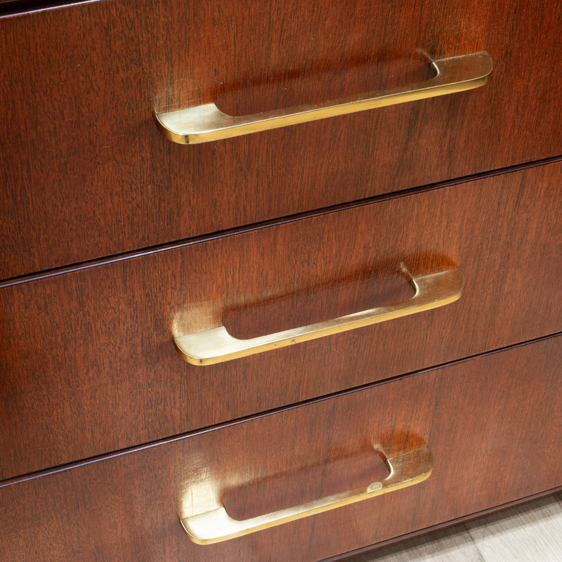 Mahogany and Cork Desk, Paul Frankl for Johnson Furniture c.1950