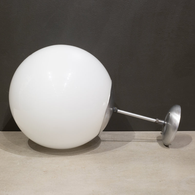 Mid-century Adjustable Globe Pendant/Sconce c.1960