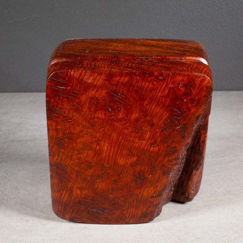 Mid-century Redwood Burl Wooden Box c.1970