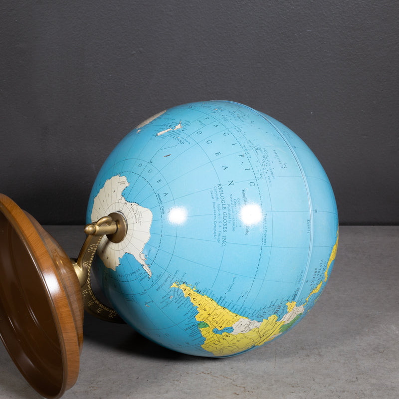 Mid-century All Metal Replogle 8 Inch Globe c.1960