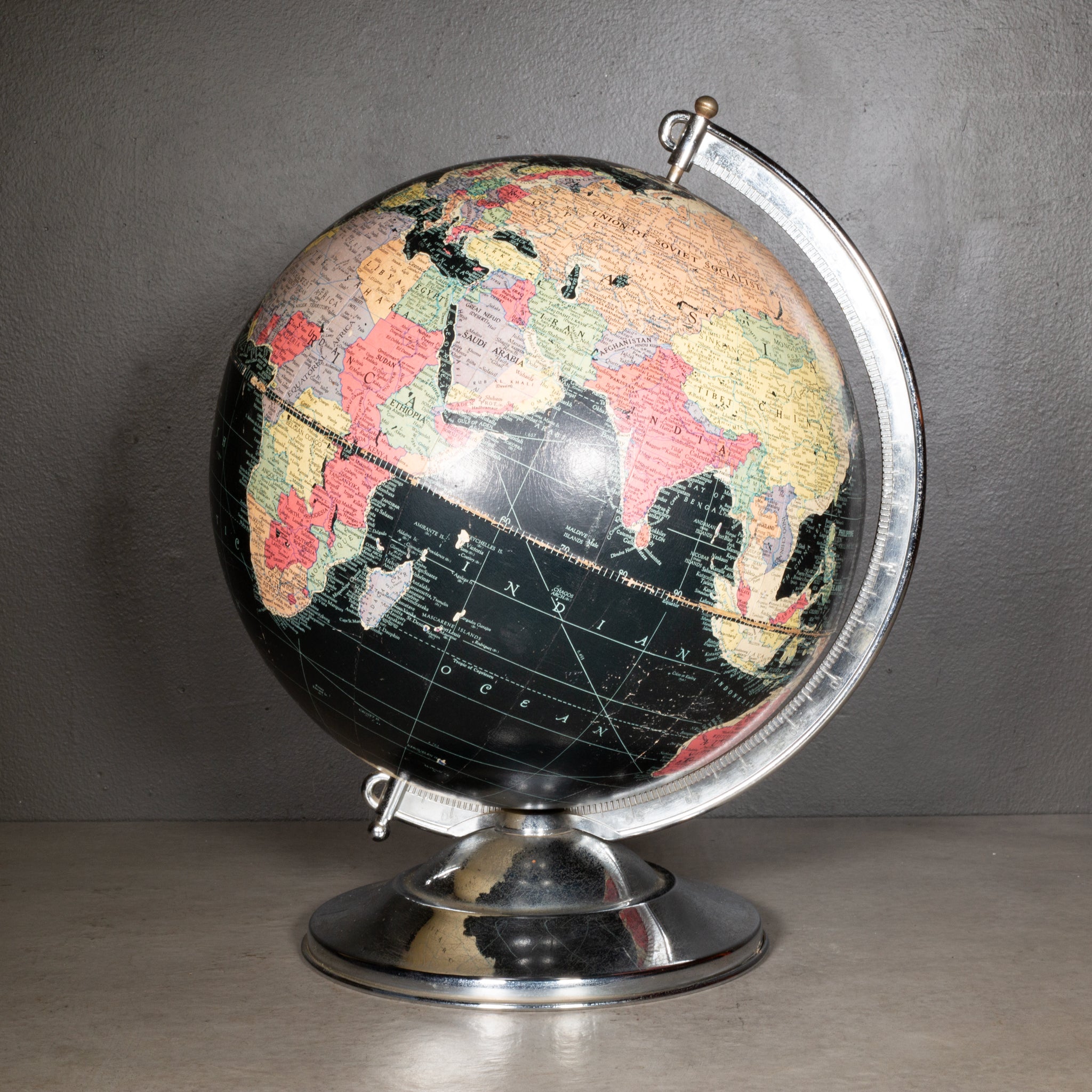 REPLOGLE 12INCH 地球儀 Mid-century Replogle Starlight Globe c.1961-1964 | S16 Home