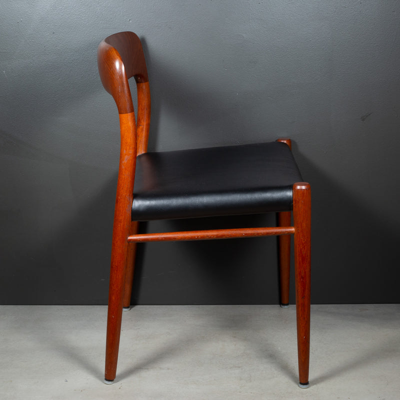 Mid-century J.L. Moller Model #75 Teak Dining Chairs c.1960