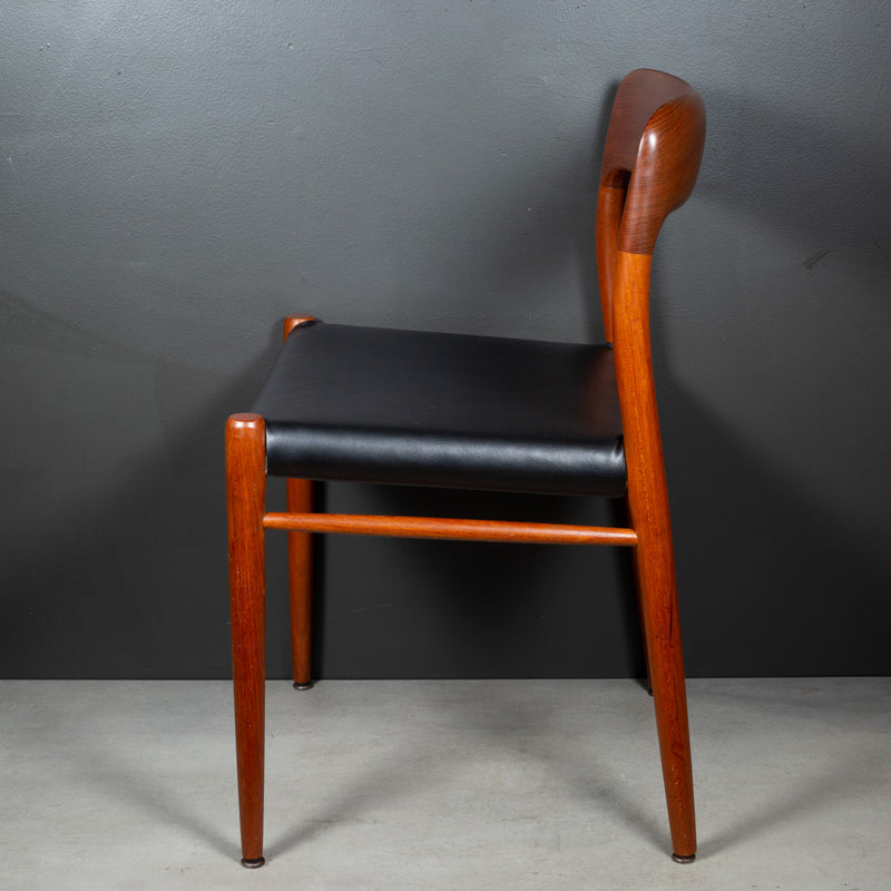 Mid-century J.L. Moller Model #75 Teak Dining Chairs c.1960