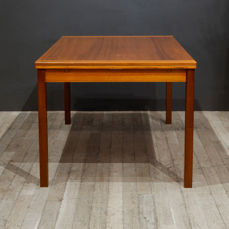 Midcentury Expandable Danish Teak Dining Table c.1960