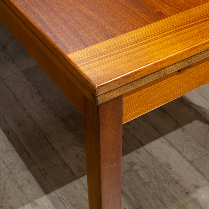 Midcentury Expandable Danish Teak Dining Table c.1960