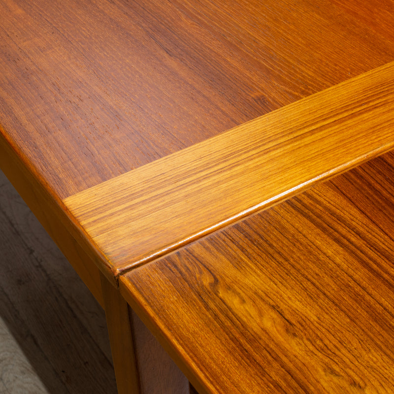 Midcentury Expandable Danish Teak Dining Table c.1960