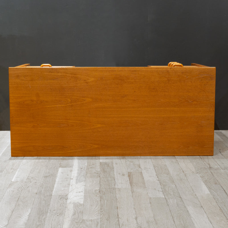 Mid-century Danish Domino Mobler Teak Desk c.1960-1970