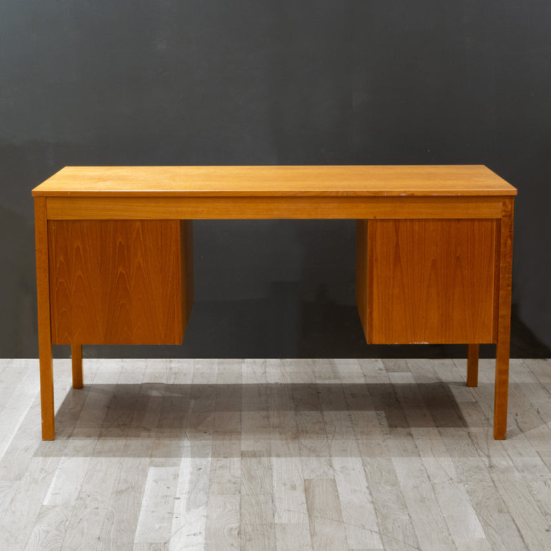 Mid-century Danish Domino Mobler Teak Desk c.1960-1970