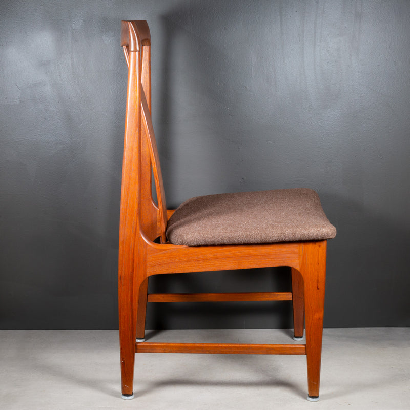 Mid-century Japanese Sculpted Teak Dining Chairs c.1960