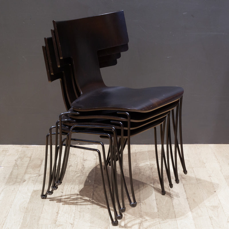 Donghia Anziano Stackable Dining Chairs by John Hutton