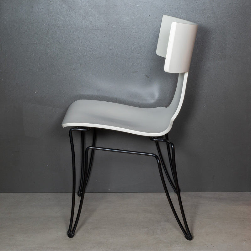 Donghia Ivory Anziano Stackable Dining Chairs by John Hutton