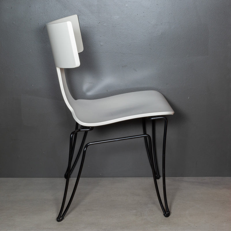 Donghia Ivory Anziano Stackable Dining Chairs by John Hutton