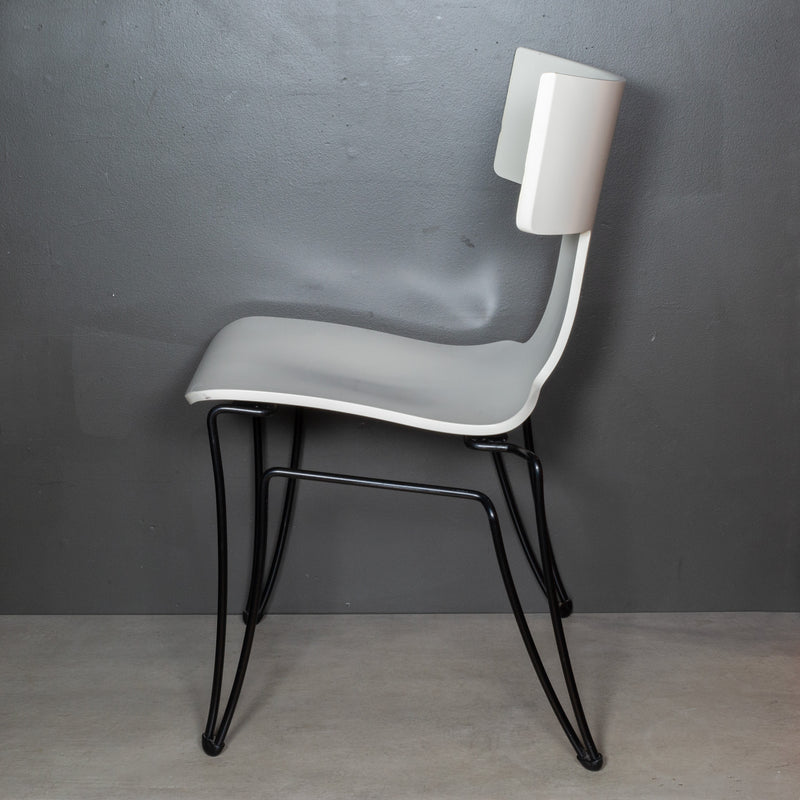 Donghia Ivory Anziano Stackable Dining Chairs by John Hutton