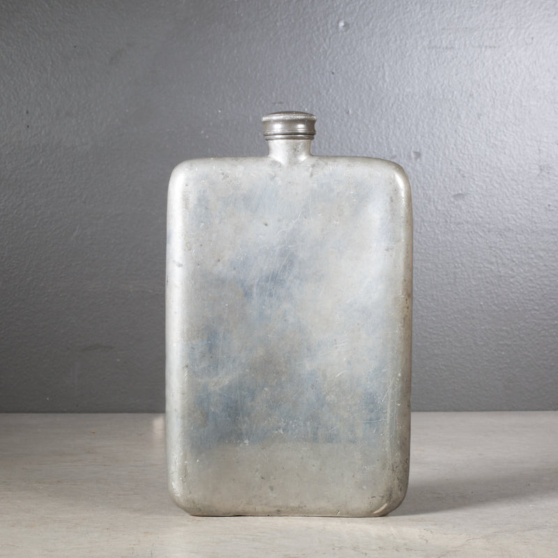 19th c. Sterling Silver Abercrombie & Fitch Flask c.1890-1900