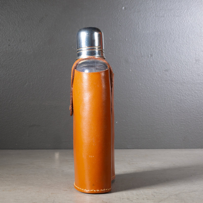 Mid-century Herz Germany Glass Flask c.1960
