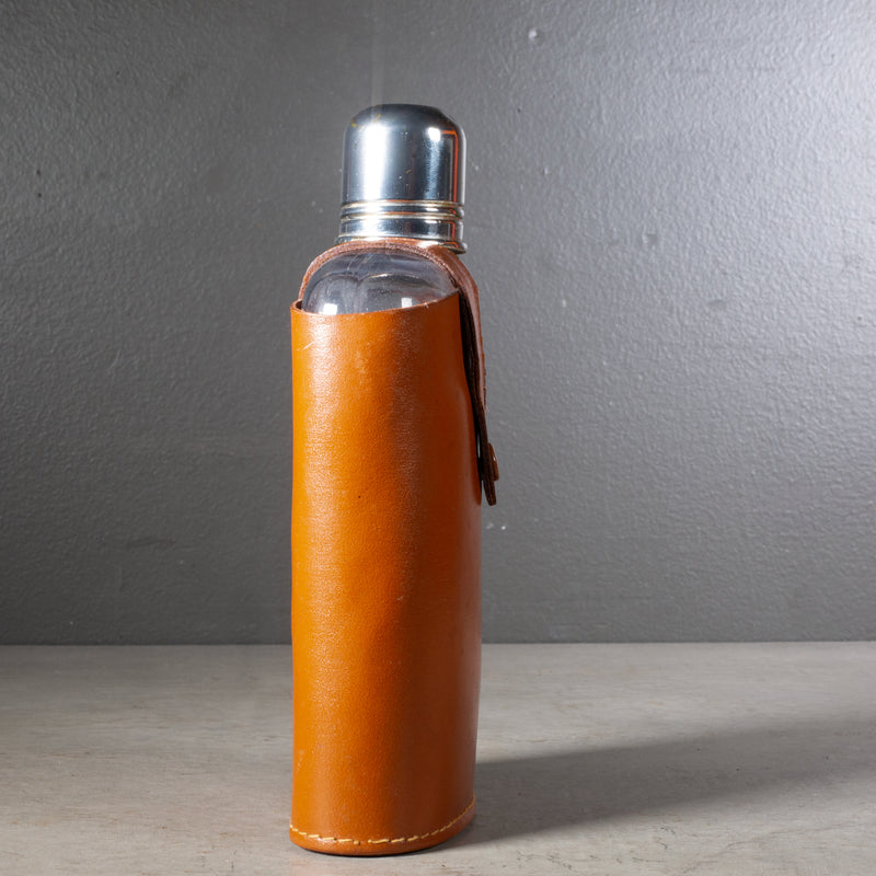 Mid-century Herz Germany Glass Flask c.1960