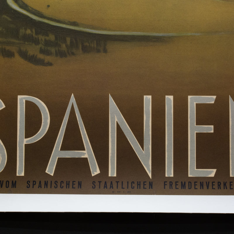Original Restored German Travel Poster for Spain by Delpy c.1945