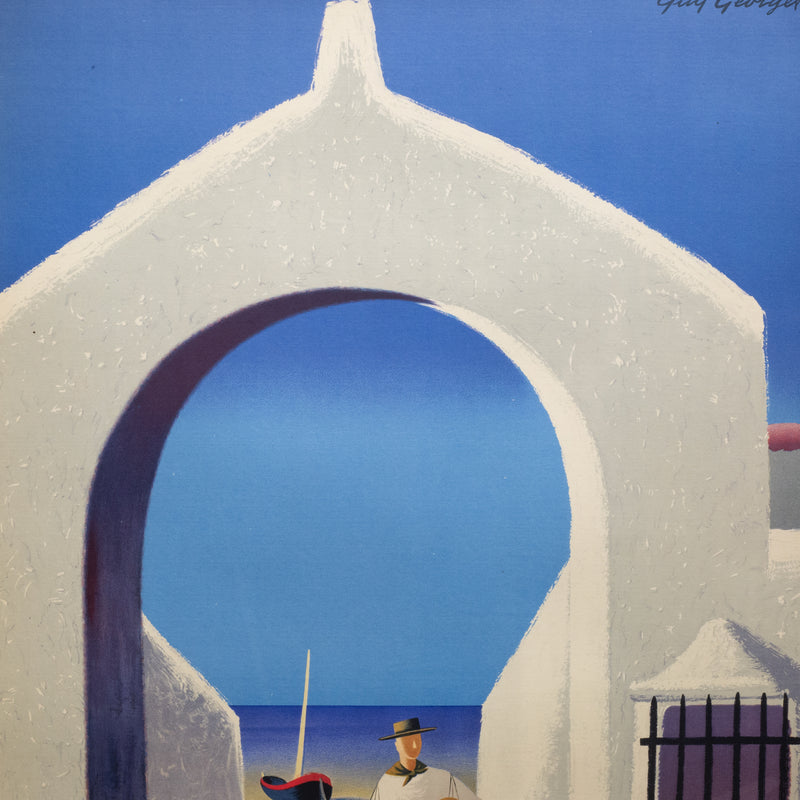 Original Restored German Travel Poster for Spain by Guy Georget c.1940