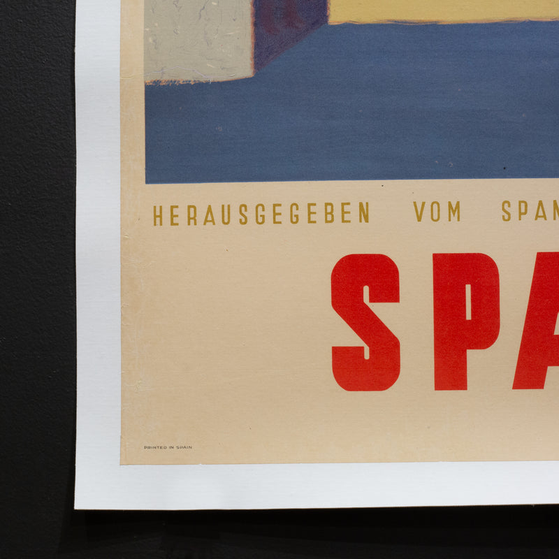 Original Restored German Travel Poster for Spain by Guy Georget c.1940