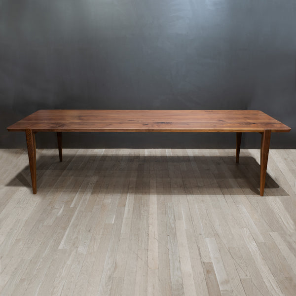 Hand Crafted Eastern Walnut 10 Foot Dining Table