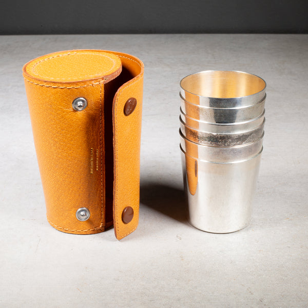 P.H. Vogel & Co. Silver Plate Hunt Cups and Case c.1950