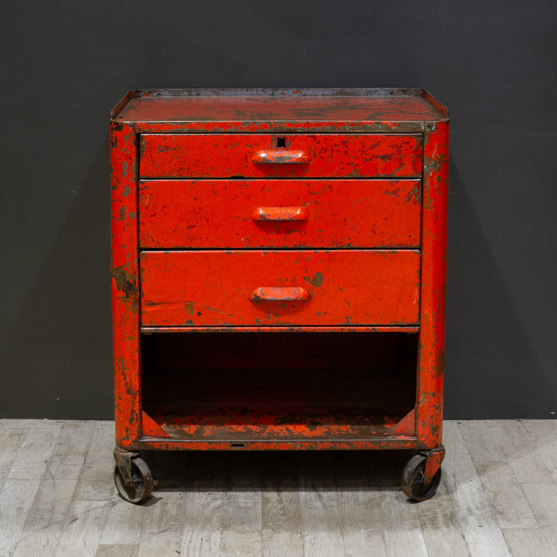 Industrial Machinist Rolling Tool Cart c.1940