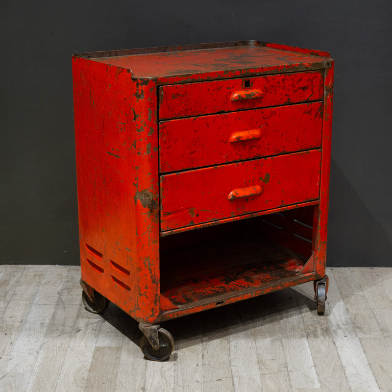 Industrial Machinist Rolling Tool Cart c.1940