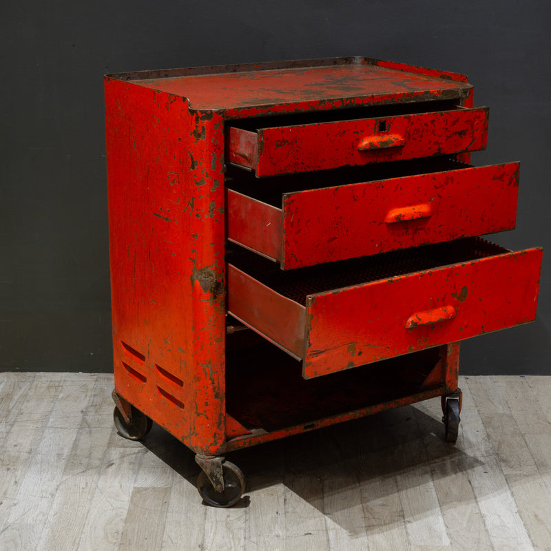 Industrial Machinist Rolling Tool Cart c.1940