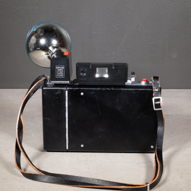 Polaroid 100 Land Camera and Leather Case c.1963-1966