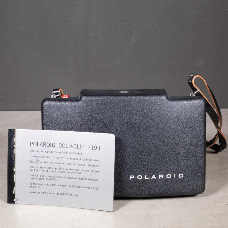 Polaroid 100 Land Camera and Leather Case c.1963-1966
