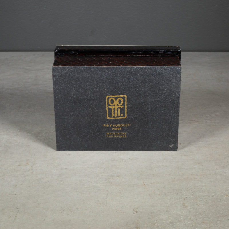 R&Y Augousti Snake Skin Decorative Box