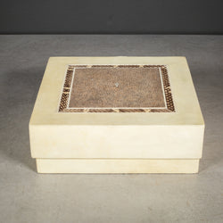 R&Y Augousti Shagreen and Snake Skin Decorative Box