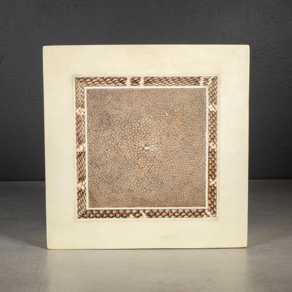 R&Y Augousti Shagreen and Snake Skin Decorative Box