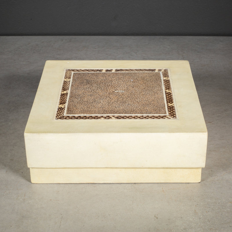 R&Y Augousti Shagreen and Snake Skin Decorative Box