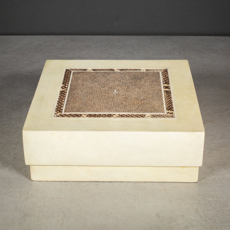 R&Y Augousti Shagreen and Snake Skin Decorative Box