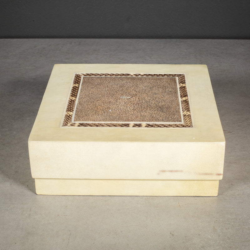 R&Y Augousti Shagreen and Snake Skin Decorative Box