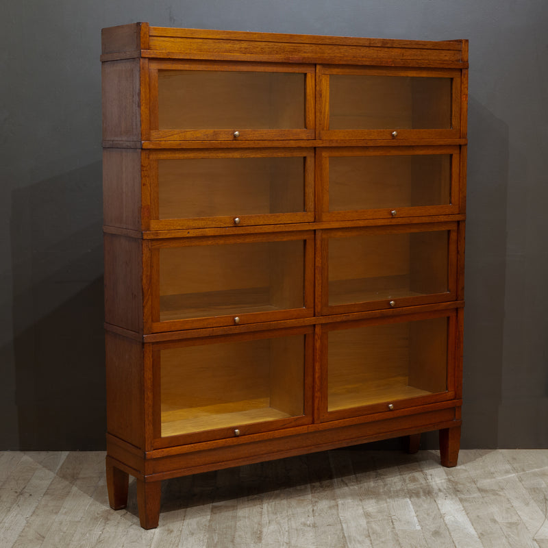 Rare Double Globe-Wernicke 4 Stack Lawyer's Bookcase c.1900-1915